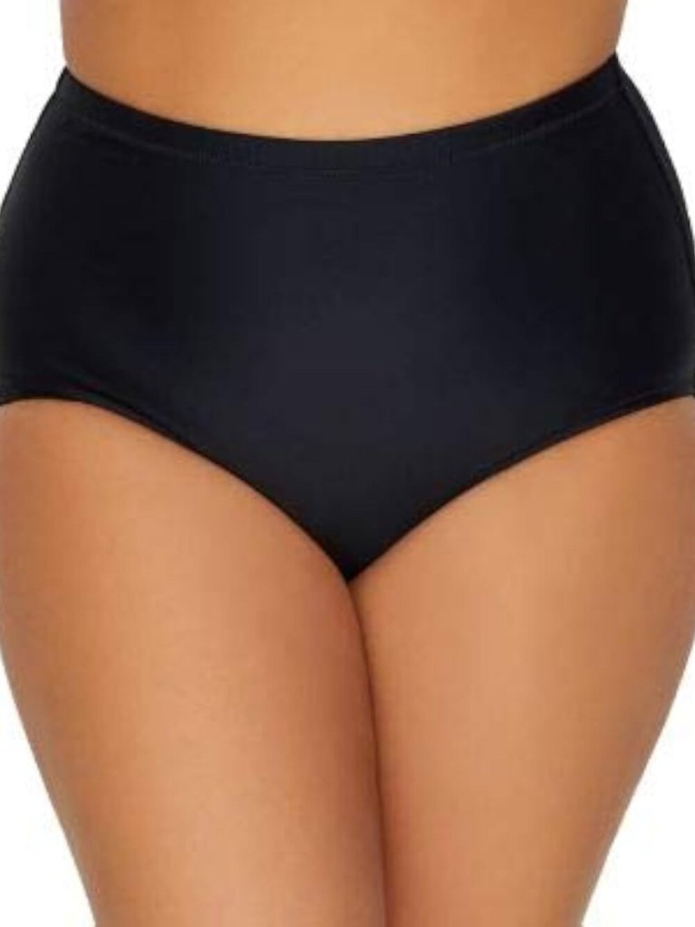 Raisins Curve Womens Trendy Plus Size Tummy Control Bikini Bottoms